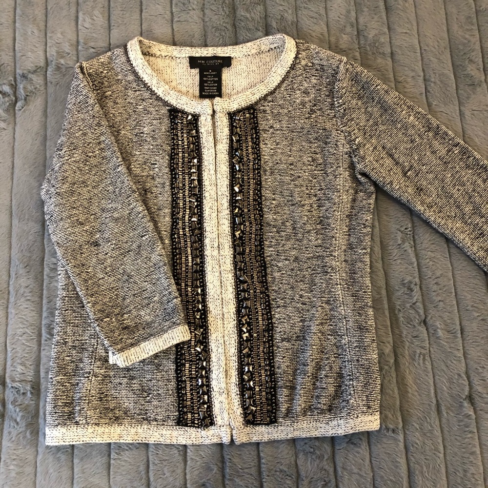 MM couture Miss Me embellished cardigan small